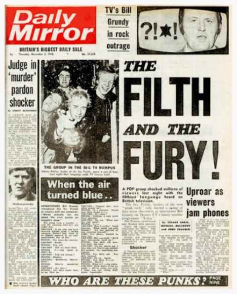 La nascita del punk: 45 anni fa l’intervista di Bill Grundy ai Sex Pistols