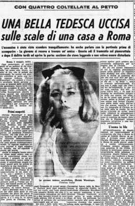 Dall’omicidio di Christa Wanninger a...le mille bolle blu