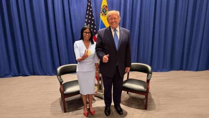 Delcy Rodríguez ringrazia Trump all'Onu, e il Venezuela si spacca ulteriormente