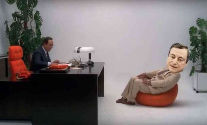 Draghi a colloquio dal megadirettorepresidente: 