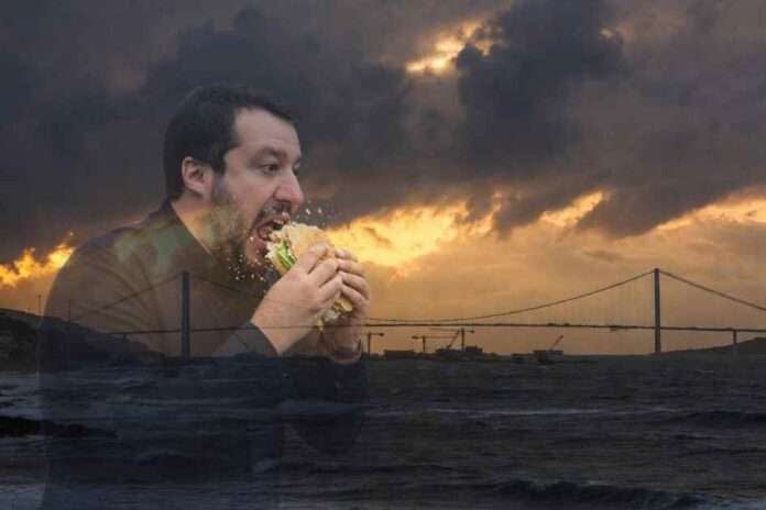 Il Ponte di Salvini 14 miliardi per attraversare il deserto