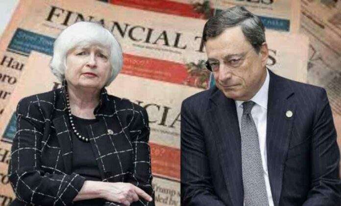 Il clamoroso autogol di Draghi e Yellen contro la Russia, le rivelazioni del FT