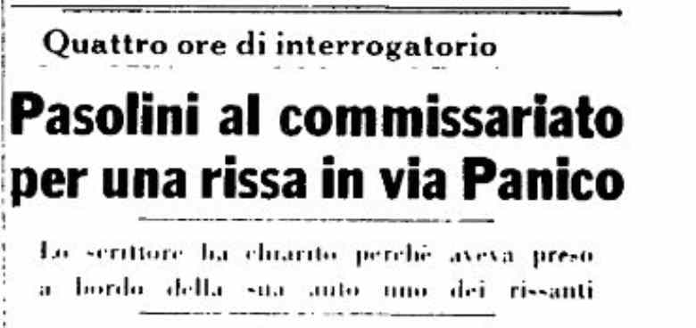 Il libro bianco di Pasolini, venticinque anni di processi politici e no