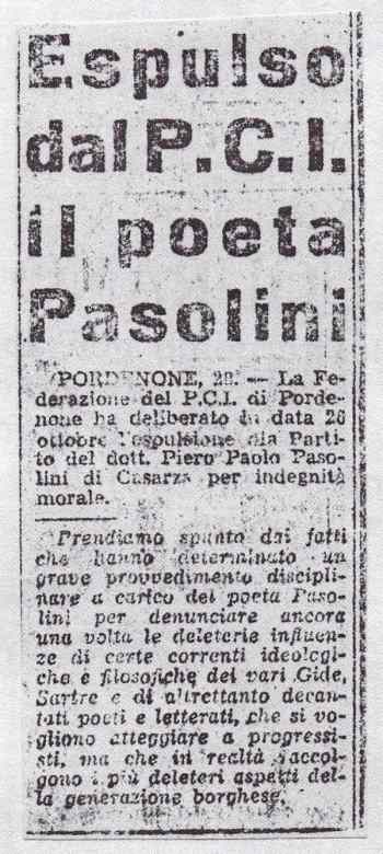 Il libro bianco di Pasolini, venticinque anni di processi politici e no