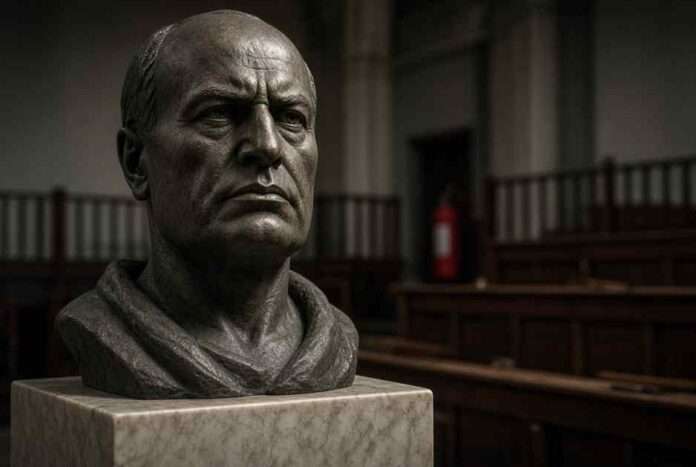 L’estintore scandalizza, il busto del Duce no la Costituzione a geometria variabile