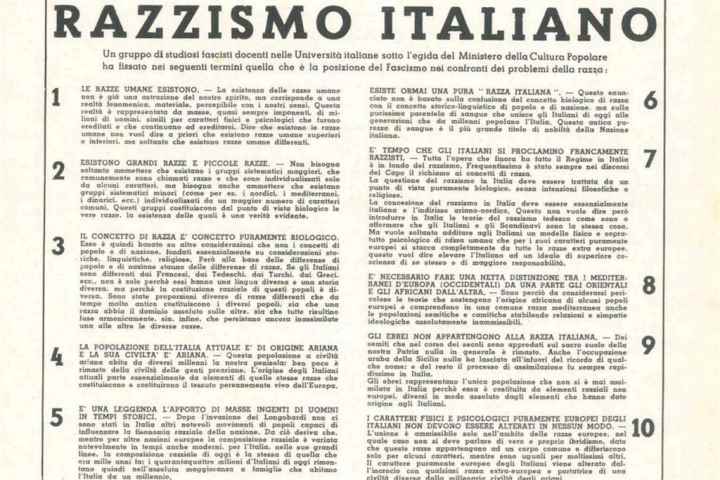 Perché fu inserita la parola razza nella Costituzione italiana?