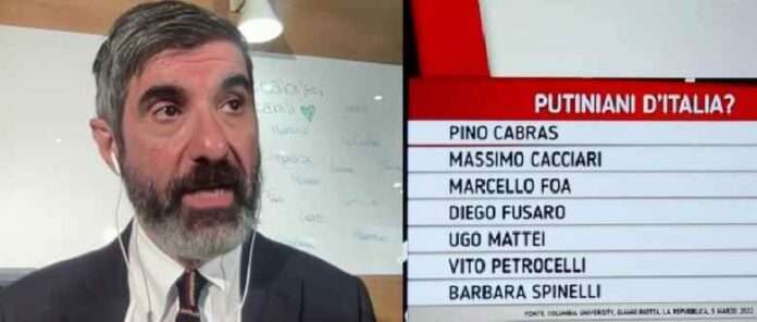 Putiniani d'Italia le liste di Riotta arrivano anche in tv