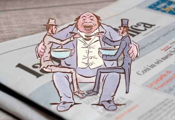 Sempre quei tromboni di Repubblica a perorare di alleanze liberal-centriste