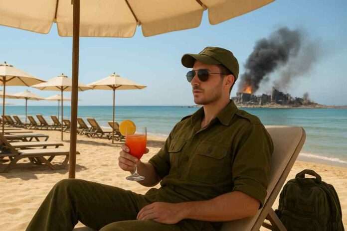 Stress da sterminio vacanze italiane e macerie di Gaza