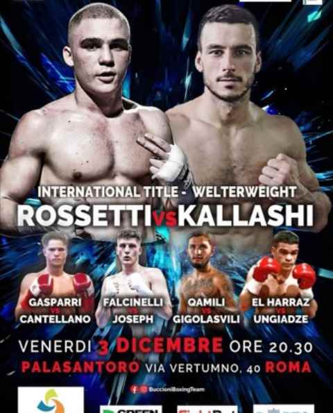 “The Butcher” Pietro Rossetti, nato per la boxe, infiamma il Palasantoro di Roma 2