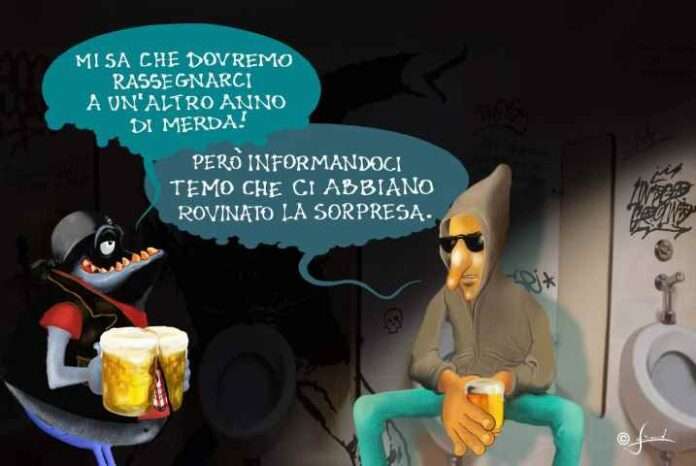 Buon anno da The pub