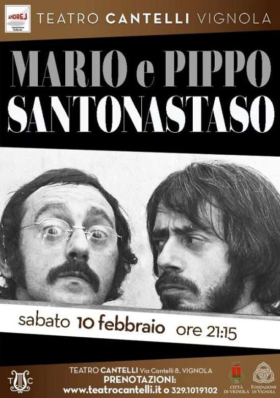 Mario e Pippo Santonastaso, uno più uno uguale duo