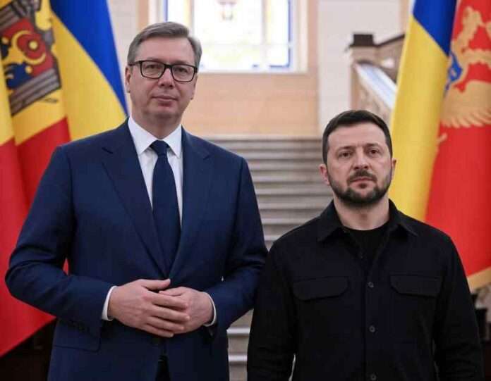 Vucic accoglie Zelensky con tutti gli onori, e non cambia una virgola con Mosca