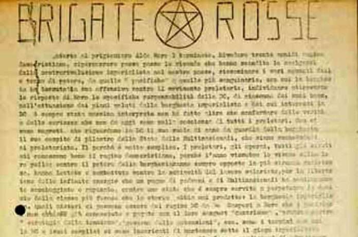 La storia ha un prezzo? All'asta il volantino delle Brigate Rosse sul rapimento di Aldo Moro