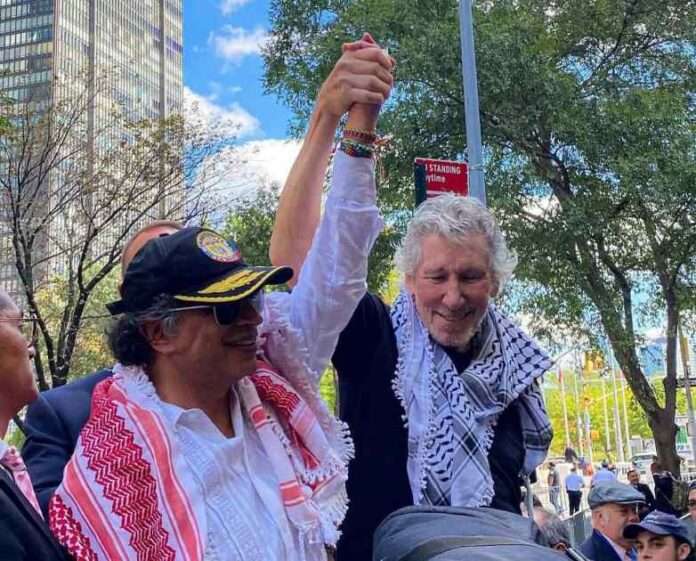 Gustavo Petro e Roger Waters, due socialisti dalla parte dell'umanità e dell'amore