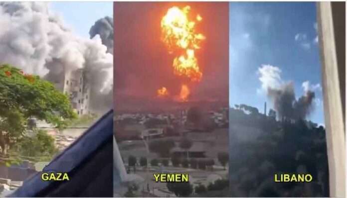 Israele contro tutti: Gaza, Libano e Yemen sotto le bombe. E gli Usa approvano