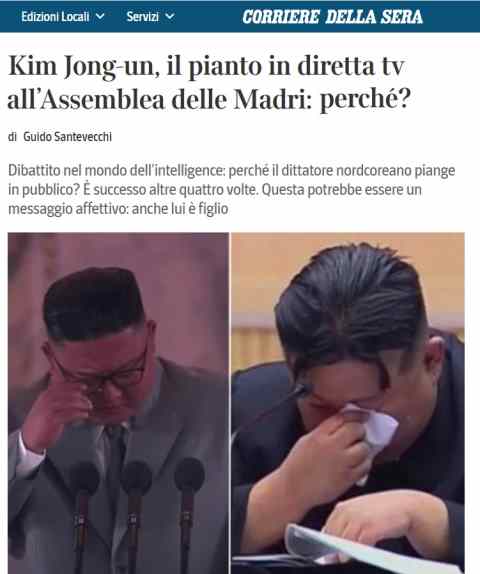 titolo del corriere