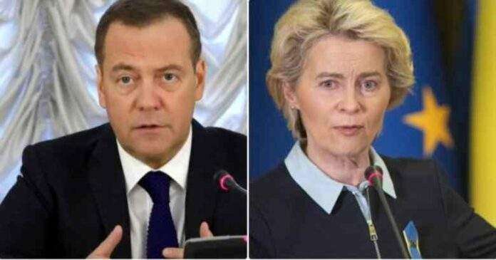 Medvedev provoca Von der Leyen: 