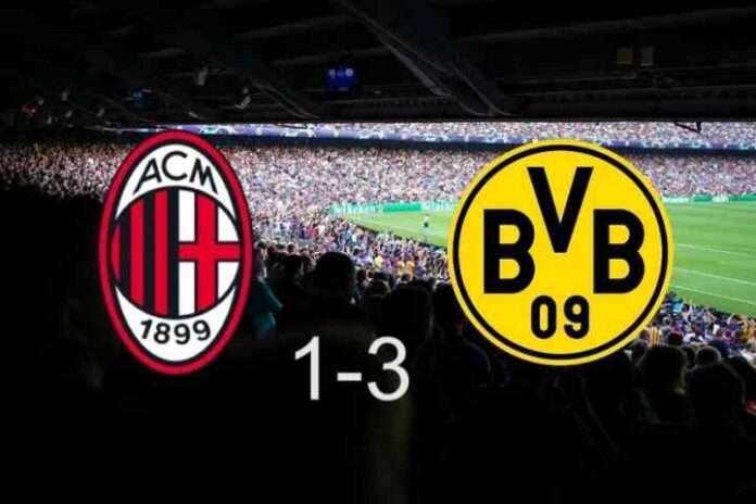 milan-borussia dortmund 1-3