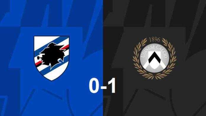 Al Ferraris la squadra di Sottil conquista la prima vittoria del 2023 (e primo successo dopo 10 partite) grazie alla rete del terzino destro nigeriano all'88': Sampdoria-Udinese 0-1. Per Stankovic terzo ko di fila. 