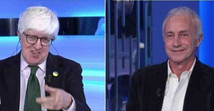 Travaglio litiga con Severgnini e manda in tilt la Gruber: 