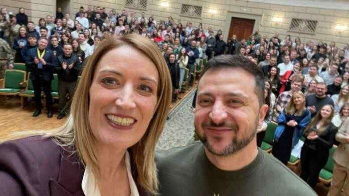 Metzola incontra Zelensky: 